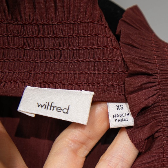 Aritzia Wilfred | Garlyn High-Neck Dress in Green XS - Picture 9 of 12